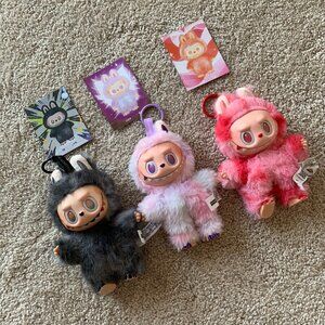 Big into Energy Labubu (lafufu)  V3 Love ID Lucky （3 together.）